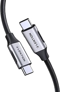 Câble lenchin usb c 3.1 gen 2 de 3,3 pieds, charge 100 w