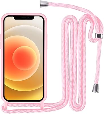 Coque bandoulière compatible avec iphone 12-12 pro 61 pouces résistante aux rayures