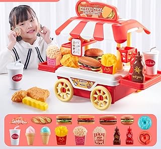 Halayaya® chariot de crème glacée bonbons dessert jouets ensemble de jeu de simulation