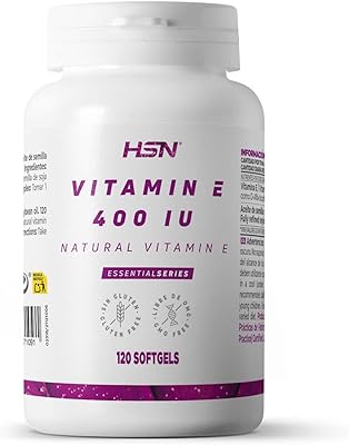Vitamine e 400ui | 100 gélules haute concentration. dans un milieu