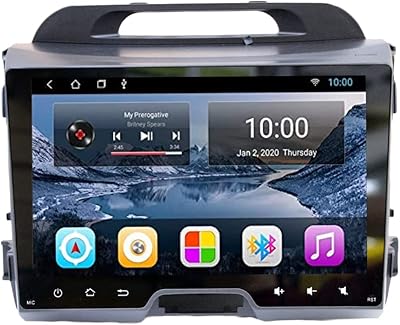 Navigation gps stéréo de voiture royal android 8" pour kia sportage (2011-2014) écran
