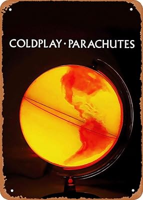 Plaque de couverture de l'album eicoco coldplay en métal affiche en étain 8"