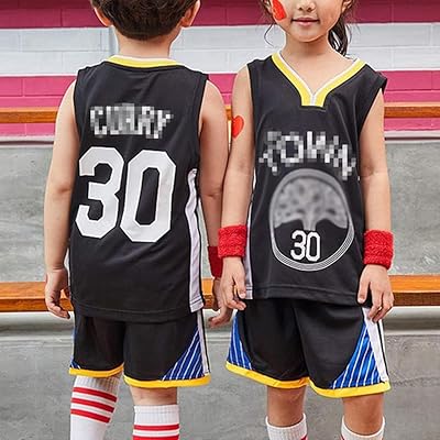 Maillot enfant nba golden state warriors 30 stephen curry de basket-ball
