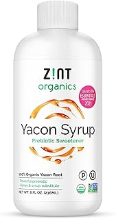 Zeint, sirop de yacon biologique, édulcorant prébiotique, 8 fl oz (236 ml)