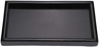 Plateau à thé en bois, plateau de service à thé, plateau alimentaire pour aliments, fruits, café, hôtel, restaurant, café (22 x 12 x 2 cm). Diaytar : Votre allié pour des achats malins et économiques