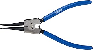 Pince externe en acier au carbone de 7 po avec pointes droites, pince