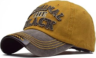 Casquette de baseball rétro brodée casquette de baseball brodée de crème solaire lavée vintage, taille réglable, adaptée à une utilisation en extérieur. Diaytar : Votre allié pouvoir d'achat au quotidien
