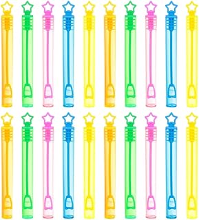 Toyvian 50pcs petites baguettes à bulles pour enfants, cadeaux de fête à bulles