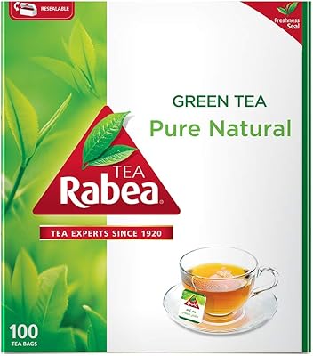 Thé vert naturel rabeeh 100 sachets