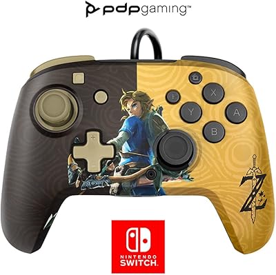 Manette filaire pdb face off deluxe + switch pro zelda