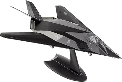 Avion d'attaque f-117 à l'échelle 1/72 hangang (manara), modèle d'avion de chasse militaire