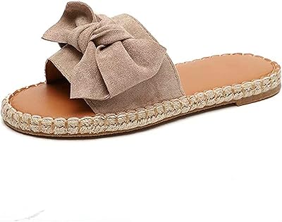 Sandales modernes pour femmes pantoufles d'été à bout ouvert en daim