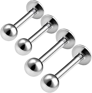 4 pièces de clous de labret en acier chirurgical de calibre 16 6mm 8mm 3mm boule verticale labret boucles d'oreilles à lèvres marilyn monroe piercing bijoux 0311. Achetez malin avec Diaytar Sénégal, votre partenaire shopping 100% digital