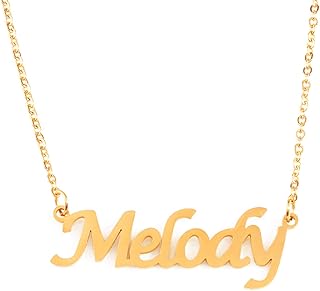 Collier prénom zakaria melody plaqué or 18 carats na