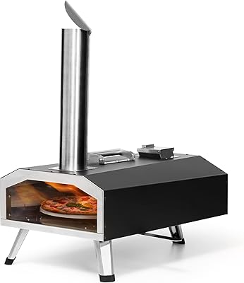 Four à pizza à bois et à gaz otvin 2 en 1, machine