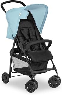 Poussette de sport légère, compacte et pliable hauck, entièrement inclinable, à plat dès