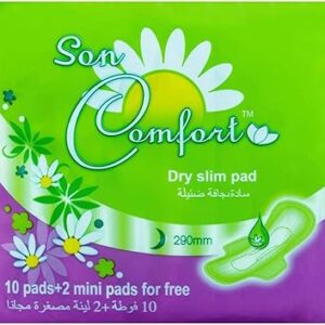 Serviettes hygiéniques sun comfort avec ailes 290 mm, sèches, 2 serviettes par paquet. Diaytar Sénégal : Des promotions qui ont du sens