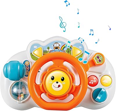 Mebegin volant d'apprentissage pour bébé, jouets interactifs de siège d'auto pour bébé, jouet