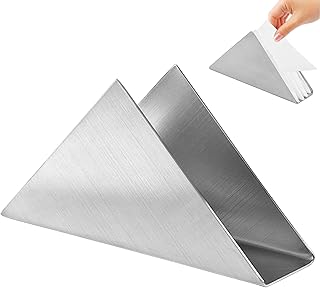 Porte-serviettes graplan argenté, porte-serviettes triangulaire en acier inoxydable, distributeur de mouchoirs autoportant
