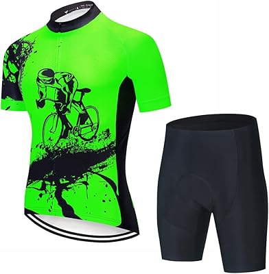 Ensemble de maillot de cyclisme pour hommes à manches courtes équipe professionnelle