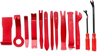 Trousse d'outils de démontage rouge de 13 pièces pour le démontage et l'installation