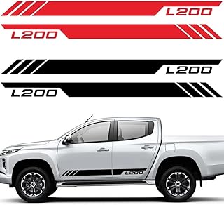 Autocollants latéraux pour camion tout-terrain asap mitsubishi l200 2011-2019, 2 pièces