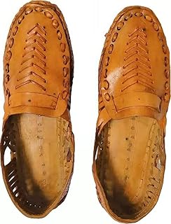 Sandales chappal mojari en cuir kolhapuri pour hommes design ethnique indien