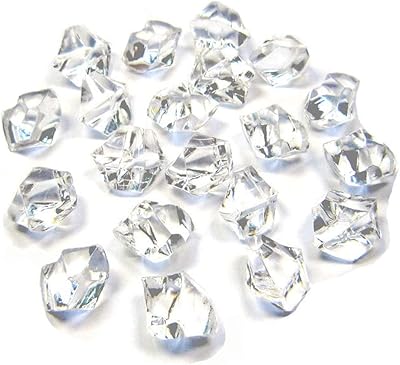 200 pièces de fausses roches de glace pilées en cristal acrylique pierres précieuses