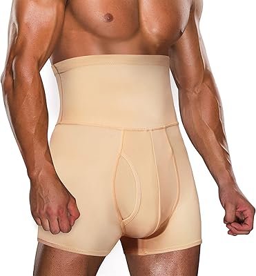 Sous-vêtements gainants taille haute sans couture pour hommes pour amincir et sculpter le corps
