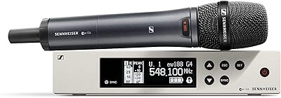 Système de microphone dynamique sans fil cardioïde pro audio sennheiser ew 100-935s