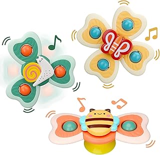 Jouets d'apprentissage sensoriel rotatifs pour les tout-petits de 1 à 3 ans, bébé