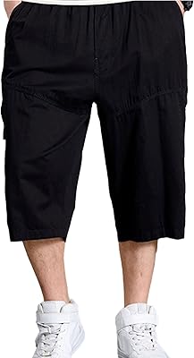 Short cargo zontroldy pour hommes short d'entraînement confortable sous le genou avec poches