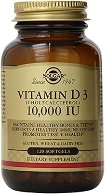Capsules de gel de vitamine d solgar pour unisexe - taille 120 capsules