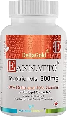 Anatto tocotrienol deltagold 300 mg complément alimentaire 60 gélules de vitamine