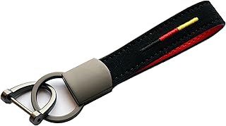 Porte-clés de voiture en daim, porte-clés ylyy, porte-clés d'accessoires de voiture avec police
