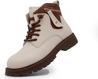 Bottes d'hiver confortables avec cordon de serrage et fermeture éclair latérale pour petits