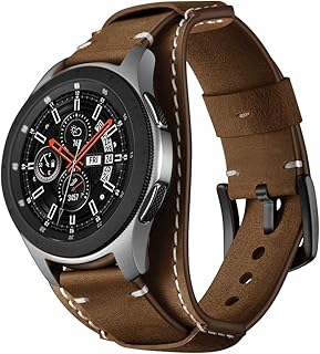 Bracelet de montre balerion en cuir véritable compatible avec samsung galaxy