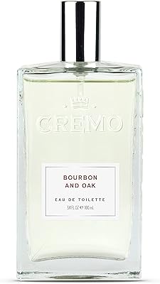 Cremo bourbon & oak cologne spray mélange avancé d'épices à distiller bourbon lisse