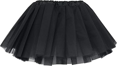 Jupe tutu en tulle 3 couches pour filles avec nœud, jupe de ballet