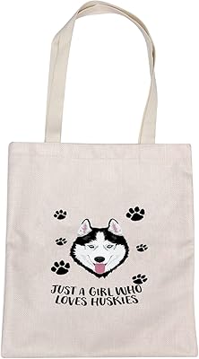 Trousse de maquillage husky cadeau husky lover pour femme avec la phrase