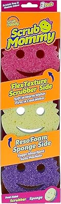 Scrub daddy, une brosse et une éponge de nettoyage double face anti-rayures