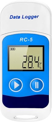 Enregistreur de données de température de haute précision, écran lcd usb 32 000