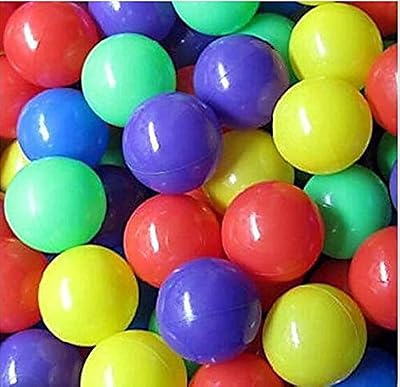 50 pièces boules d'océan en plastique souple coloré amusant bébé tente piscine jouets