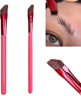 Brosse à sourcils multifonction novahebe, petite brosse à sourcils angulaire, brosse à eye-liner