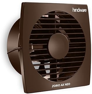 Ventilateur d'extraction hindware ax neo 150 mm de zorio à faible bruit, forte