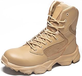 Bottes militaires tactiques pour hommes, bottines montantes et respirantes pour patrouille de l'armée