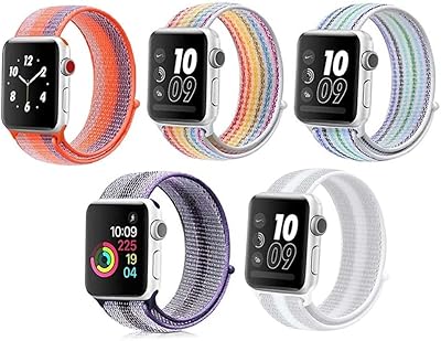 Bracelet sport en nylon margoun pour apple watch 41 mm 40