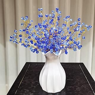Bouquets de fleurs artificielles en cristal suisse petites perles en acrylique faites à