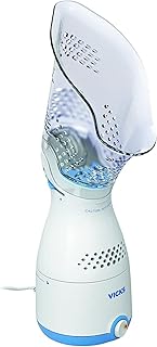 Inhalateur de vapeur sinusal personnel vix avec masque facial doux - humidificateur facial