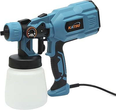 Pulvérisateur de peinture électrique katsu 550w 800ml avec 2 buses et 3 modes